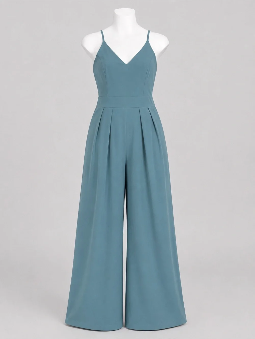 Halara Breezeful Wide Leg Jumpsuit L Blue Green 4-Way Stretch Pockets Coastal - Picture 7 of 11